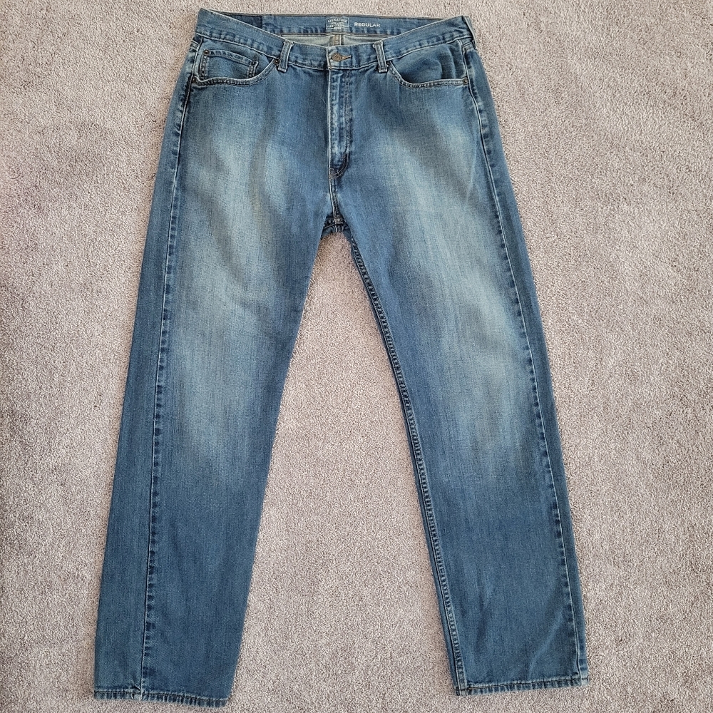 Levis Gold Tag Regular Straight Leg Jeans Mens 38x34 Blue 100% Cotton Reg Fit